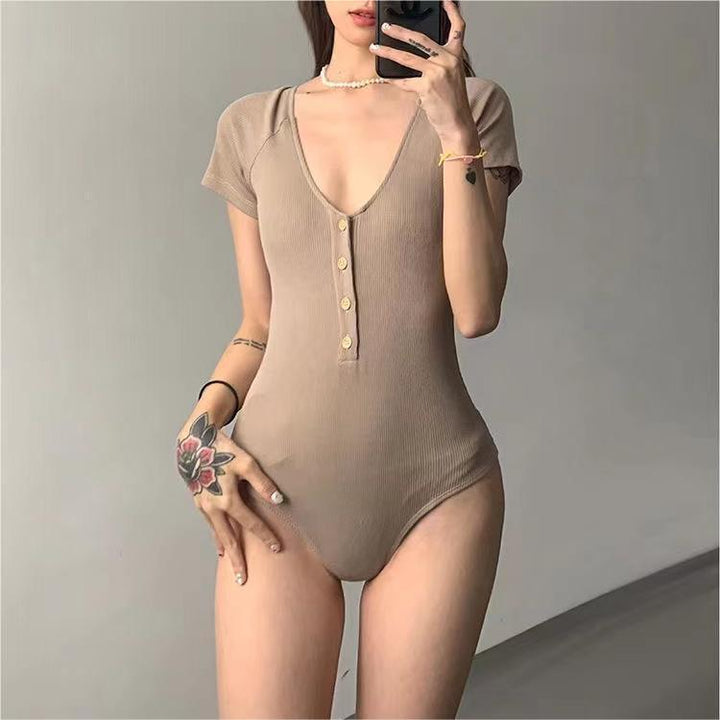 V NECK BODYSUIT SHAPEWEAR