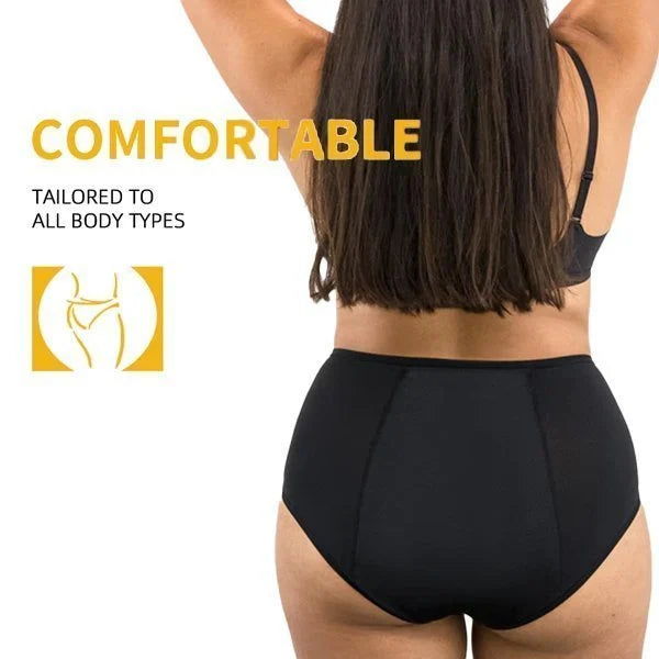 4Pcs/New NaterialSet High Waist Leak Proof Panties L-8XL