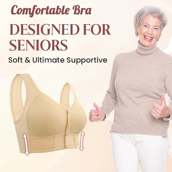 2024 New Front Closure Breathable Bra for Seniors