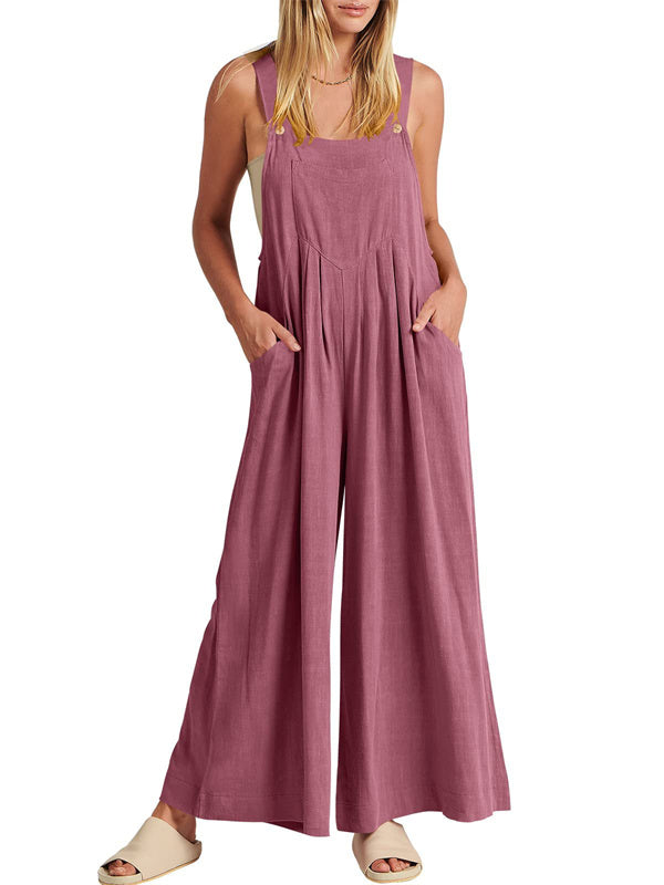  Overalls Sleeveless Jumpsuit