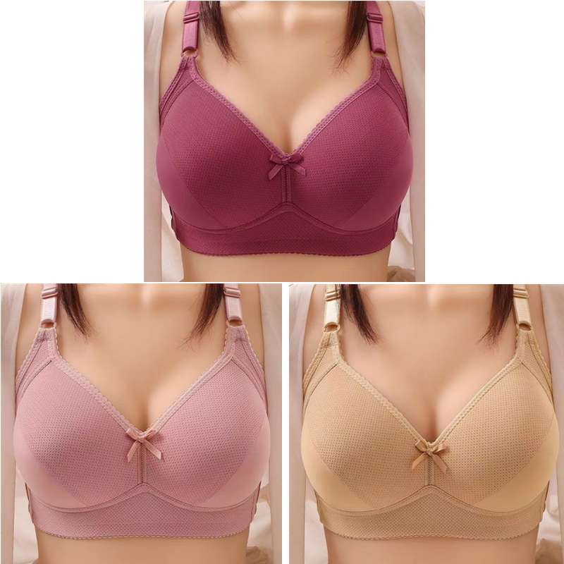 Plus size underwear bra Comfort Soft Thin Breathable