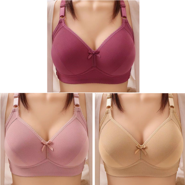 Plus size underwear bra Comfort Soft Thin Breathable