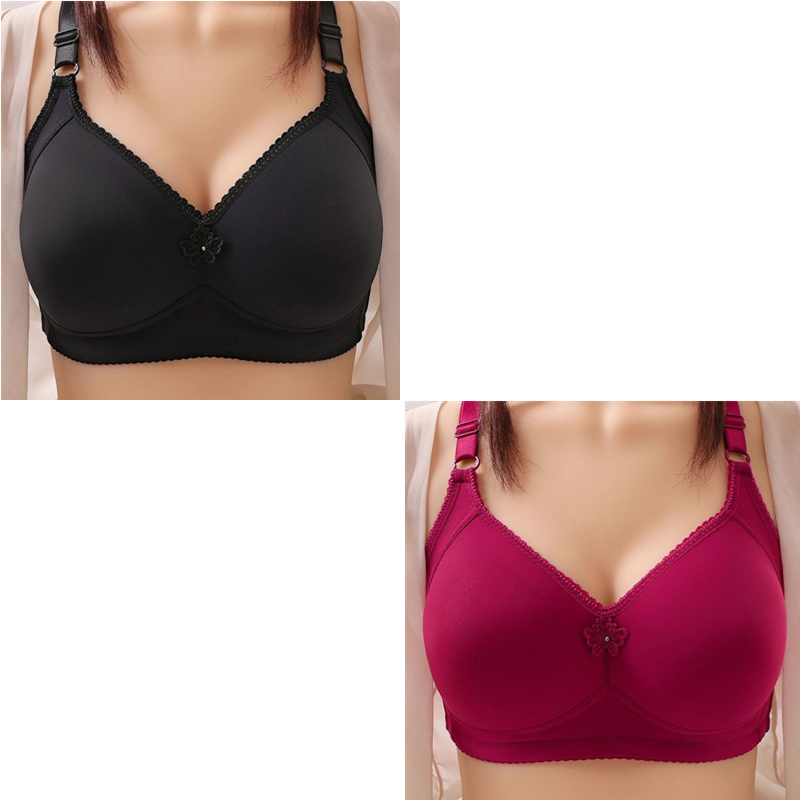 UNDERWEAR WIRE FREE COMFORT BRA SOFT THIN BREATHABLE
