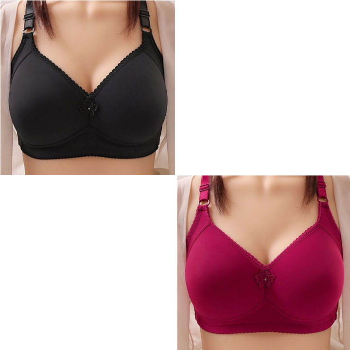UNDERWEAR WIRE FREE COMFORT BRA SOFT THIN BREATHABLE