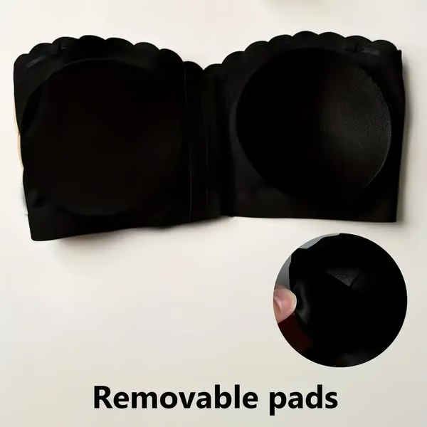 🔥❤️Seamless Front Closure Strapless Bandeau Bra