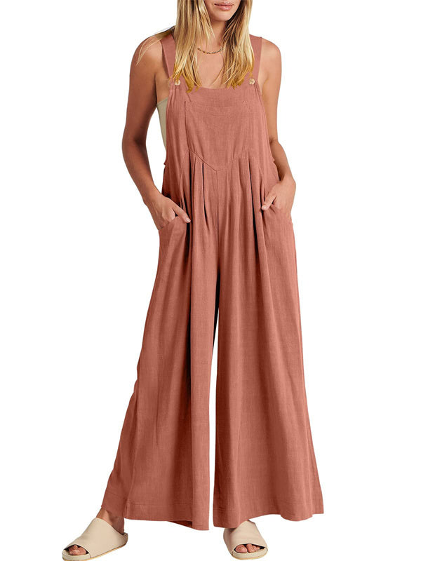  Overalls Sleeveless Jumpsuit