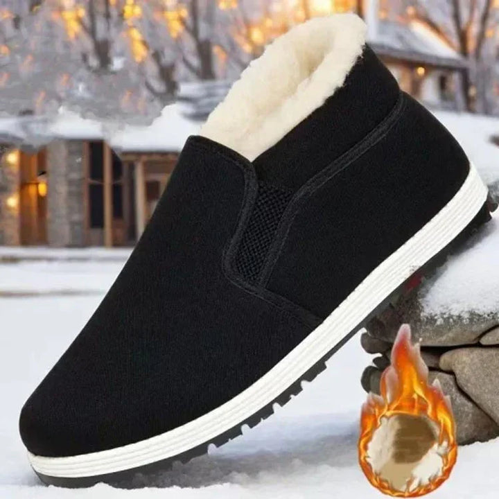 Unisex Anti-Slip Cotton Shoes, Super Warm with Faux Fur – Buy 2, Free Shipping