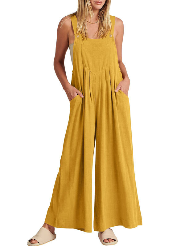  Overalls Sleeveless Jumpsuit