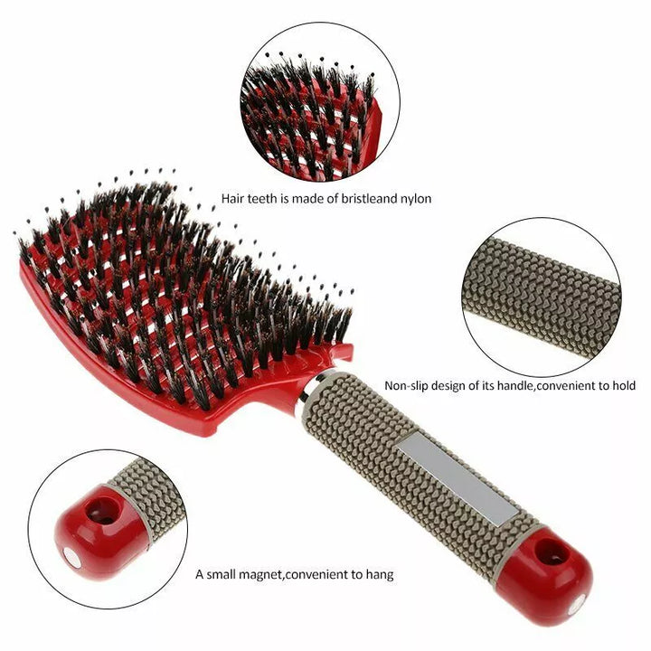 DETANGLER BRISTLE NYLON HAIRBRUSH（Buy 1 Free 1）