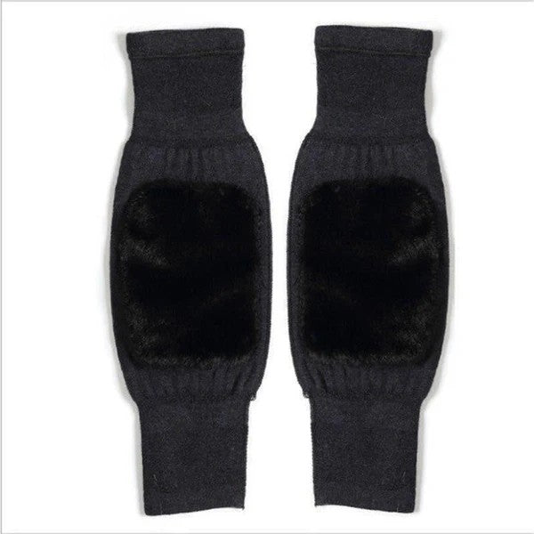 BUY 1 GET 1 FREE Universal Cold Protection Thickened Faux Furred Knee Pads
