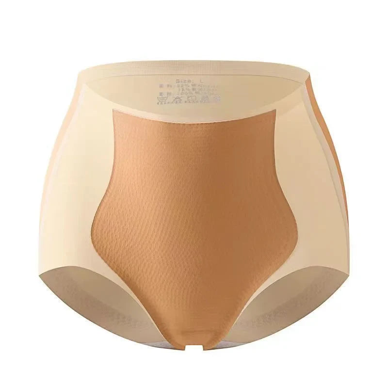 COLOR BLOCK TRACELESS HIP LIFTING SHAPING PANTIES