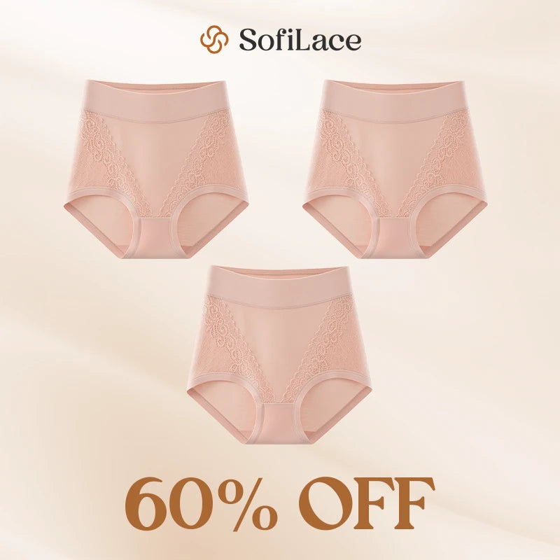 Elegant, Comfortable High-Waist Leakproof Panties for Seniors