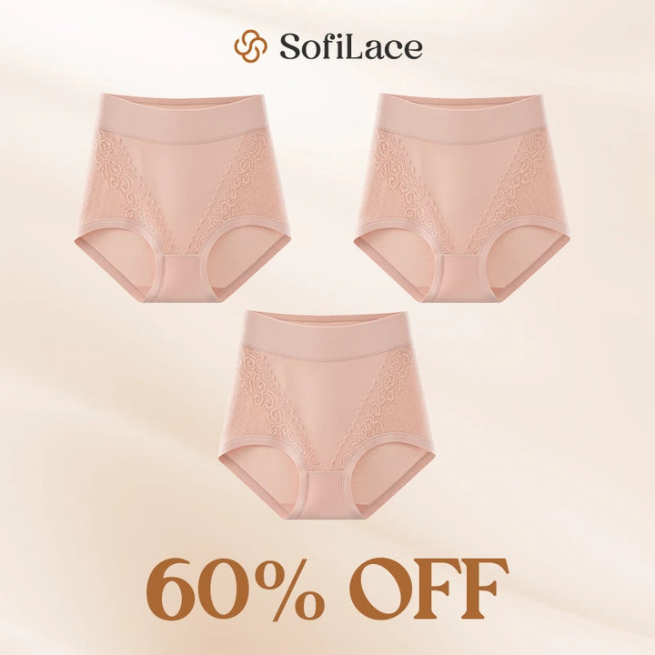 Elegant, Comfortable High-Waist Leakproof Panties for Seniors