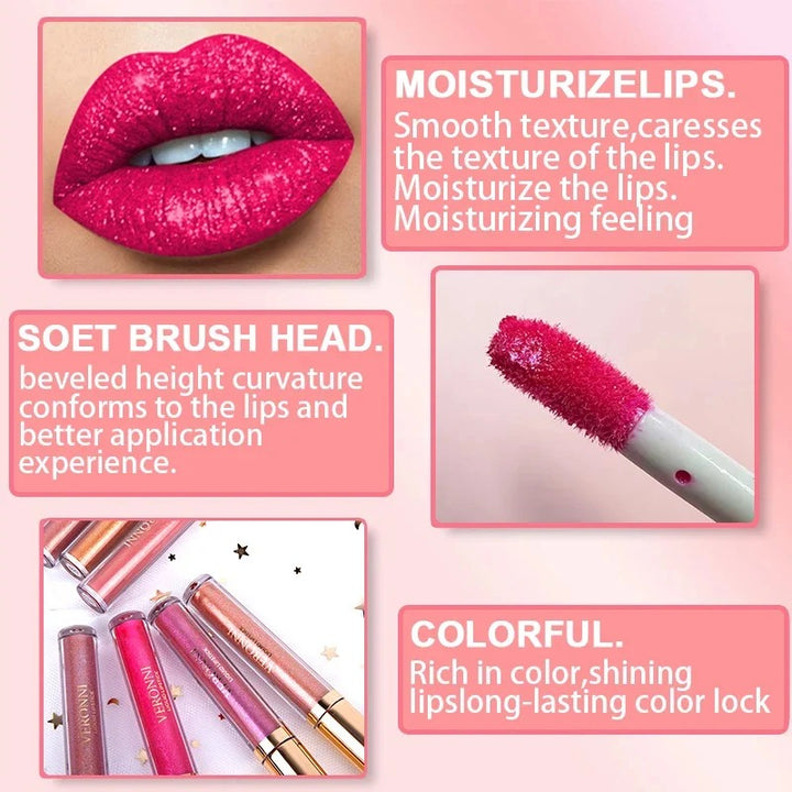 🎁LAST DAY SALE-49% OFF🎁METALLIC LIQUID DIAMOND GLITTER LIPSTICK