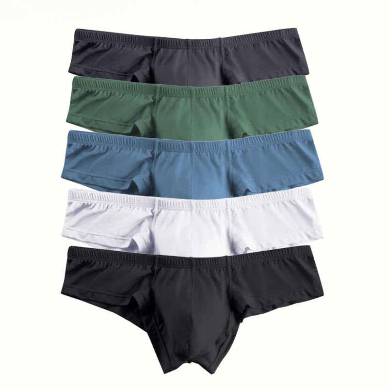 🔥Buy 2 Get 1 Free 🔥Men's Solid Color Breathable Low Waist Briefs