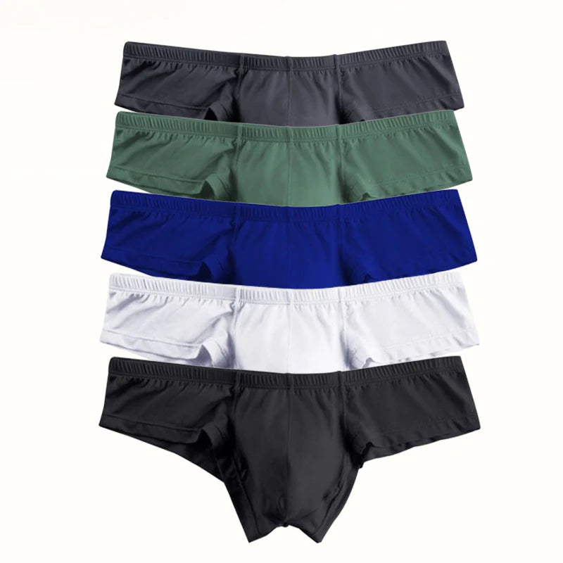 🔥Buy 2 Get 1 Free 🔥Men's Solid Color Breathable Low Waist Briefs