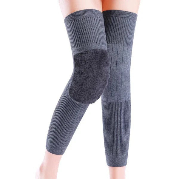 BUY 1 GET 1 FREE Universal Cold Protection Thickened Faux Furred Knee Pads
