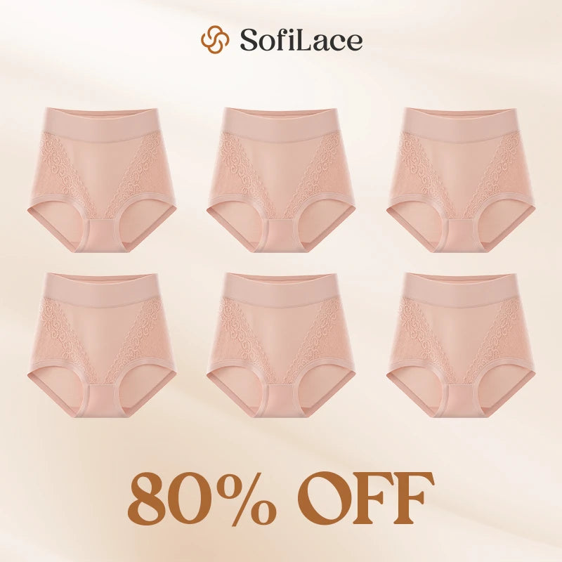Elegant, Comfortable High-Waist Leakproof Panties for Seniors