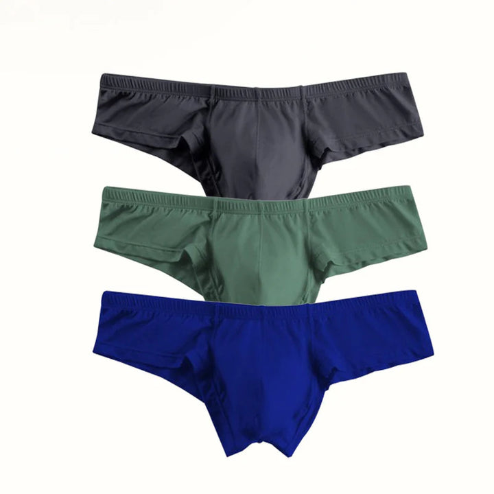 🔥Buy 2 Get 1 Free 🔥Men's Solid Color Breathable Low Waist Briefs