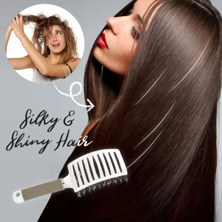 DETANGLER BRISTLE NYLON HAIRBRUSH（Buy 1 Free 1）