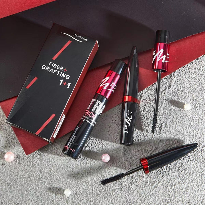 4D thick fiber curling long-lasting waterproof mascara