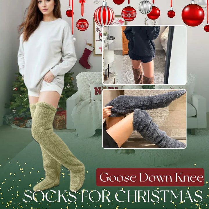 🌸BUY 1 GET 1 FREE!💐Goose Down Knee Socks For Christmas
