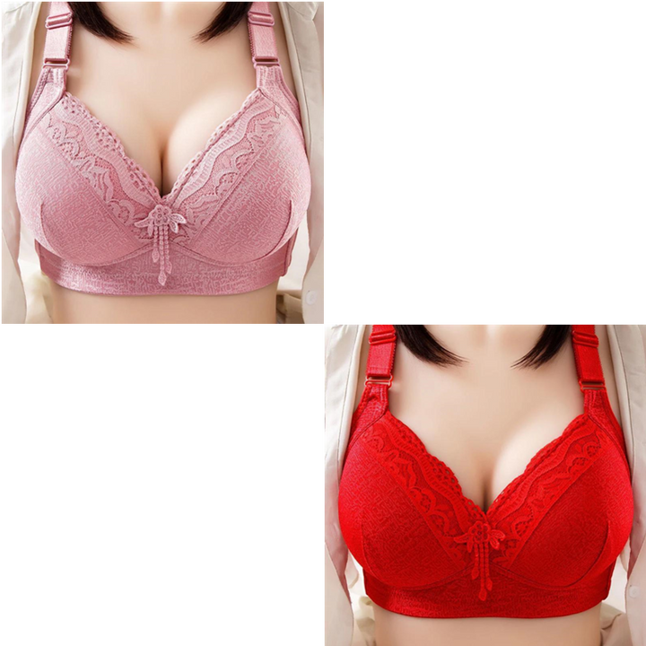Lace plus size thin bra