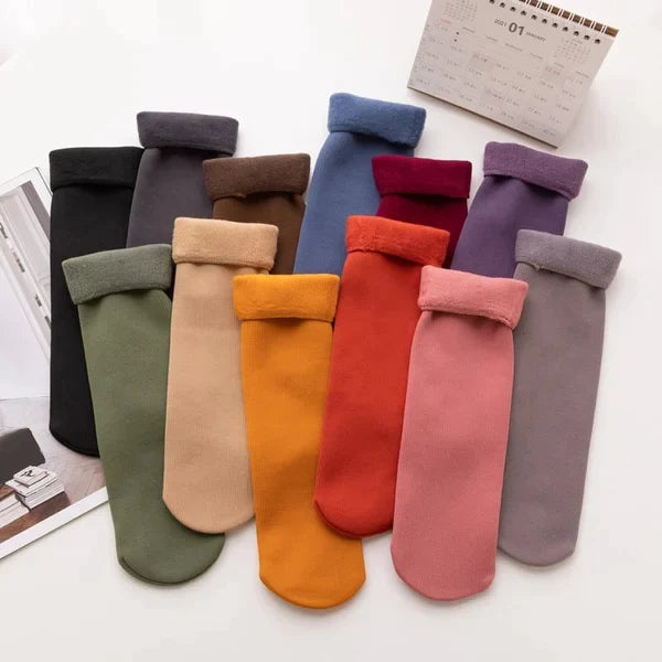 (🎁2025 New Year Hot Sale🎁)Snugly Velvet Winter Thermal Socks