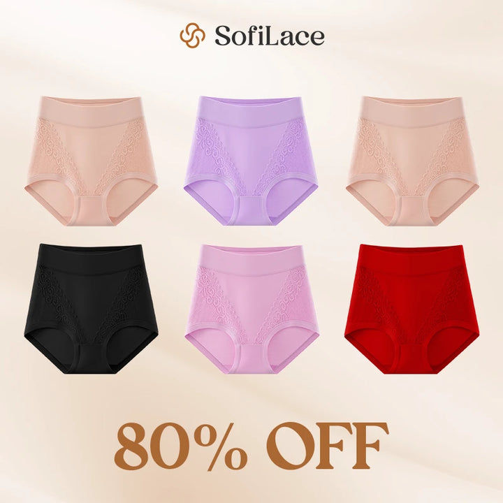 Elegant, Comfortable High-Waist Leakproof Panties for Seniors