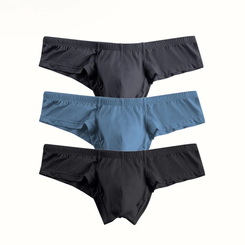 🔥Buy 2 Get 1 Free 🔥Men's Solid Color Breathable Low Waist Briefs