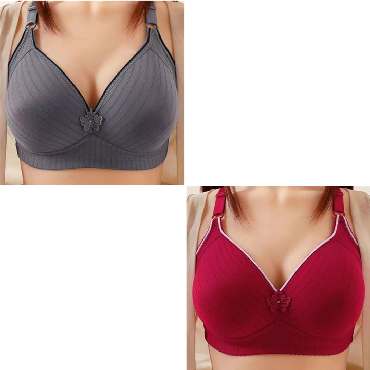 PLUS SIZE BRA COMFORT SOFT THIN BREATHABLE