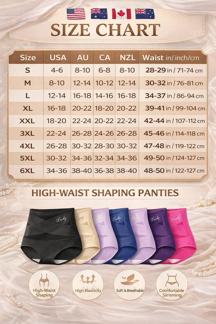 High Waist Tummy Control Seamless Shaping  Panties