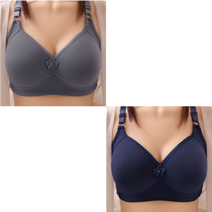UNDERWEAR WIRE FREE COMFORT BRA SOFT THIN BREATHABLE