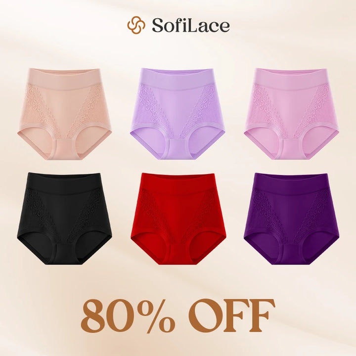 Elegant, Comfortable High-Waist Leakproof Panties for Seniors