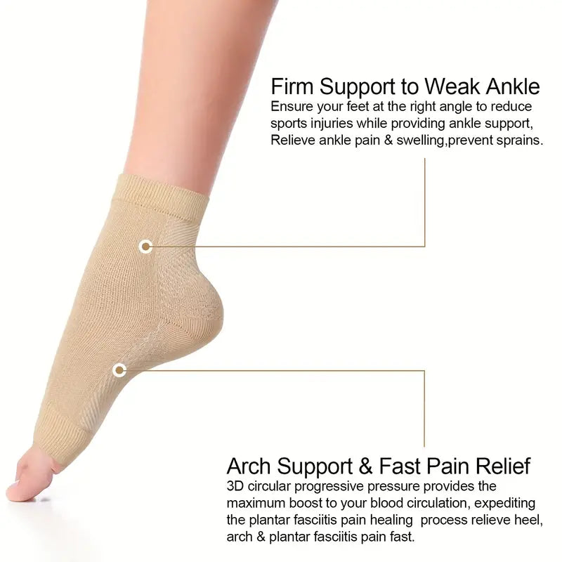 2023 Open Toe Compression Socks