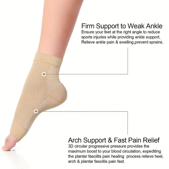 2023 Open Toe Compression Socks