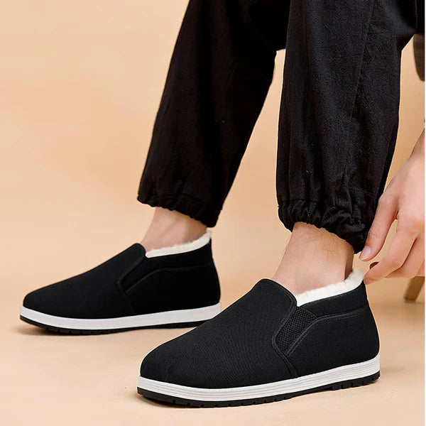 Unisex Anti-Slip Cotton Shoes, Super Warm with Faux Fur – Buy 2, Free Shipping