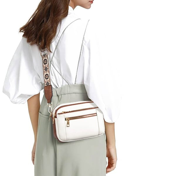 Handmade Colorful Straps Crossbody Leather Bags Purse