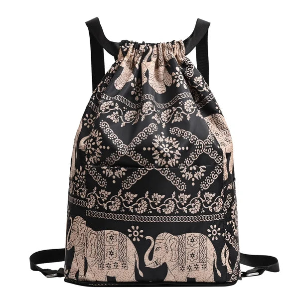 Drawstring Foldable Large Capacity Dry wet Separation Travel Sports Backpack
