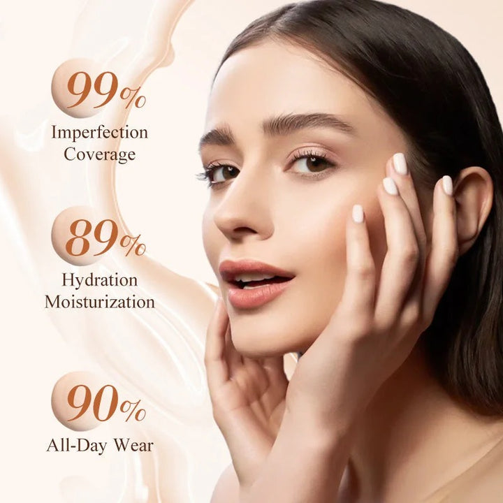 Instant Concealing Foundation Stick with Built in Brush