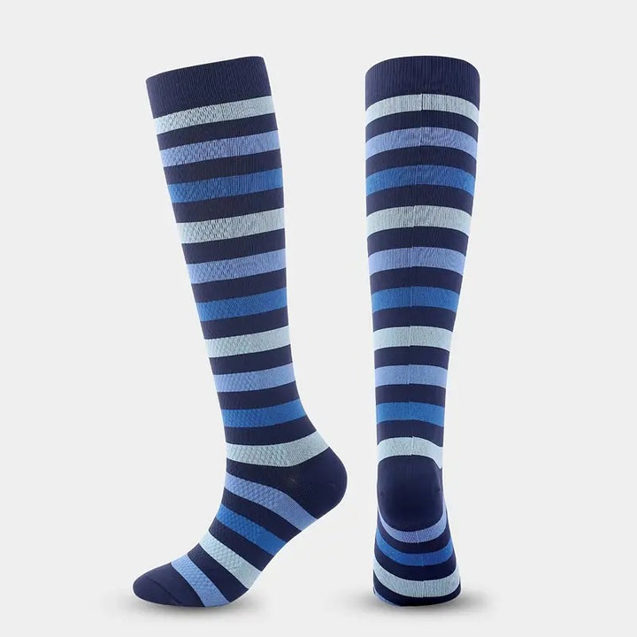 2023 Striped Compression Socks