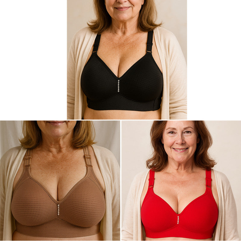WOMEN UNDERWEAR WIRE FREE COMFORT SOFT BREATHABLE