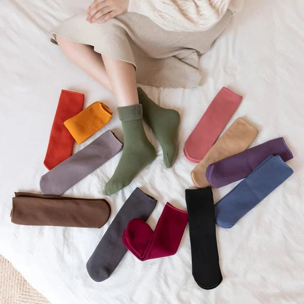 (🎁2025 New Year Hot Sale🎁)Snugly Velvet Winter Thermal Socks
