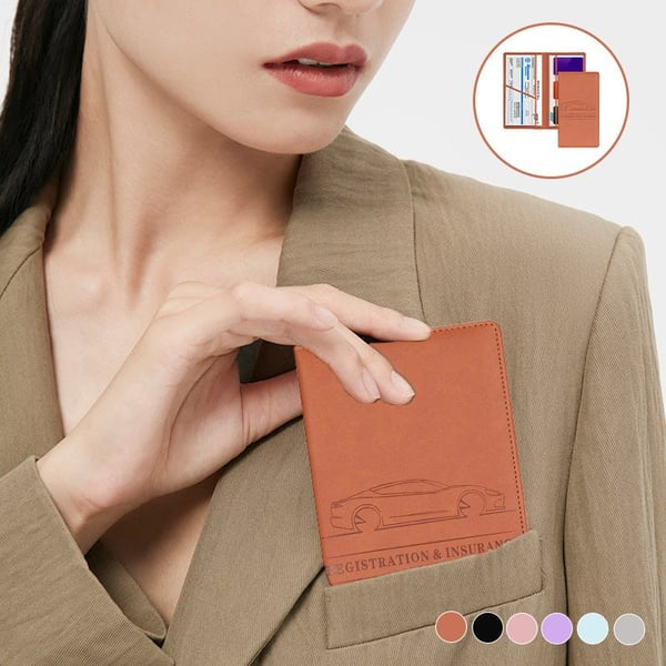 Car Registration Insurance Card Holder