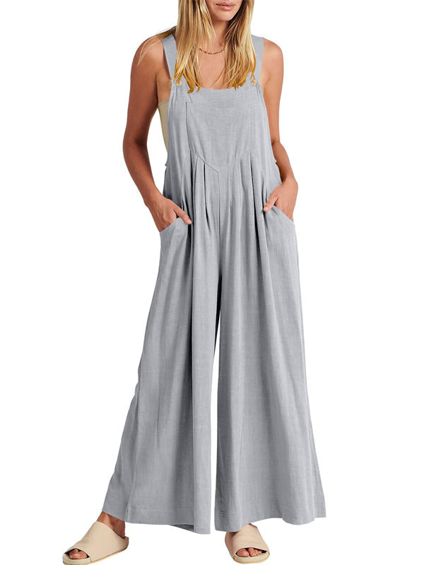  Overalls Sleeveless Jumpsuit