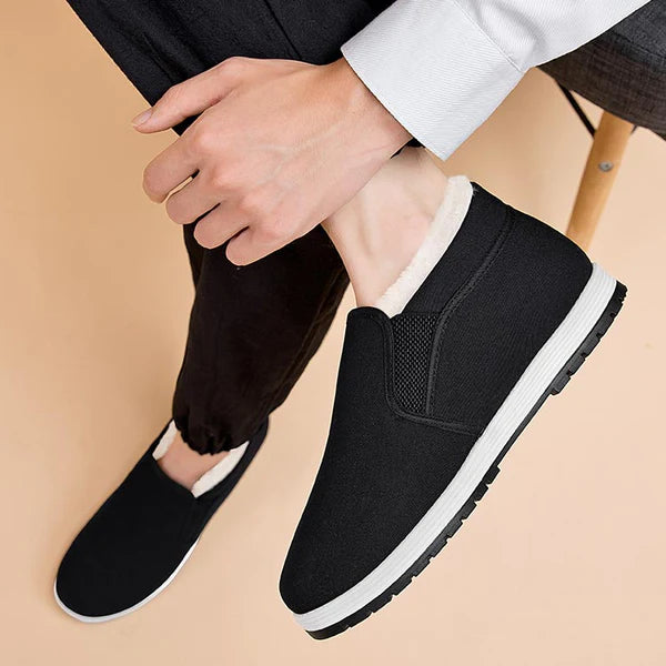 Unisex Anti-Slip Cotton Shoes, Super Warm with Faux Fur – Buy 2, Free Shipping