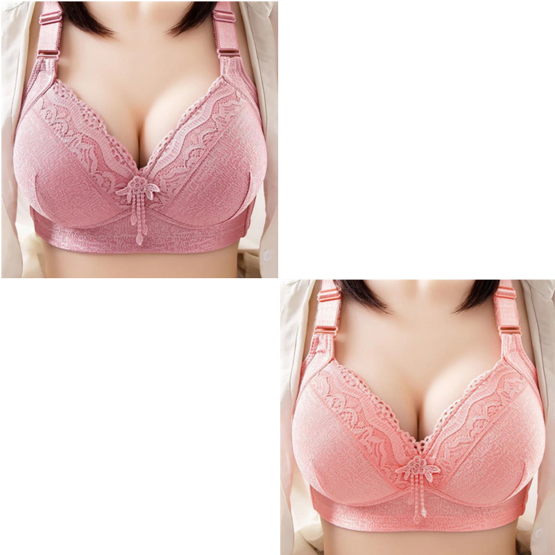 Lace plus size thin bra