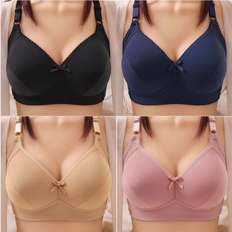 Plus size underwear bra Comfort Soft Thin Breathable