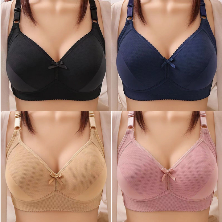 Plus size underwear bra Comfort Soft Thin Breathable