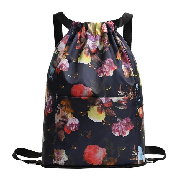 Drawstring Foldable Large Capacity Dry wet Separation Travel Sports Backpack